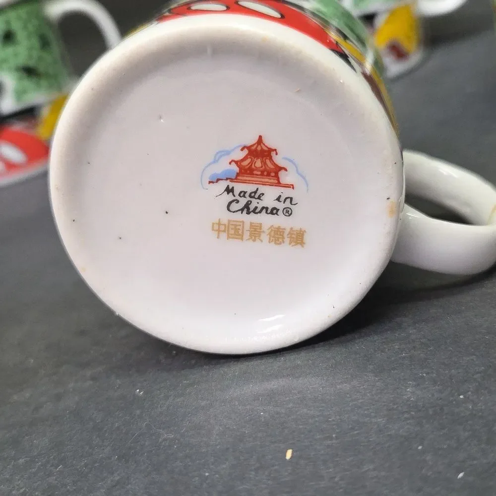 6 Mini Mickey‎ Mouse Mugs. 2.5